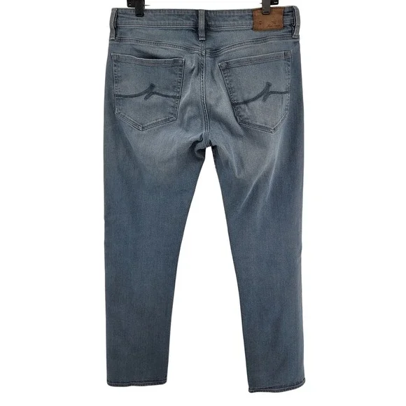 34 Heritage Coolmax Stretch Jeans Mens 34x34 Straight Leg Light Wash Denim - Picture 8 of 8